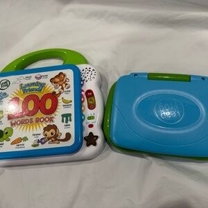 LeapFrog 100 Words Book and Learning Laptop